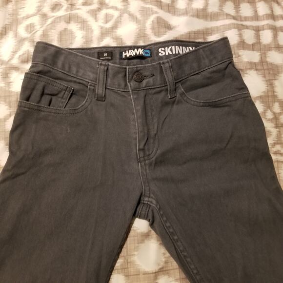 Boys Hawk Skinny Grey Jeans Size 10, Adj Waist - Picture 3 of 8